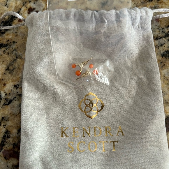 Kendra Scott Orange Earrings look - Picture 2 of 2